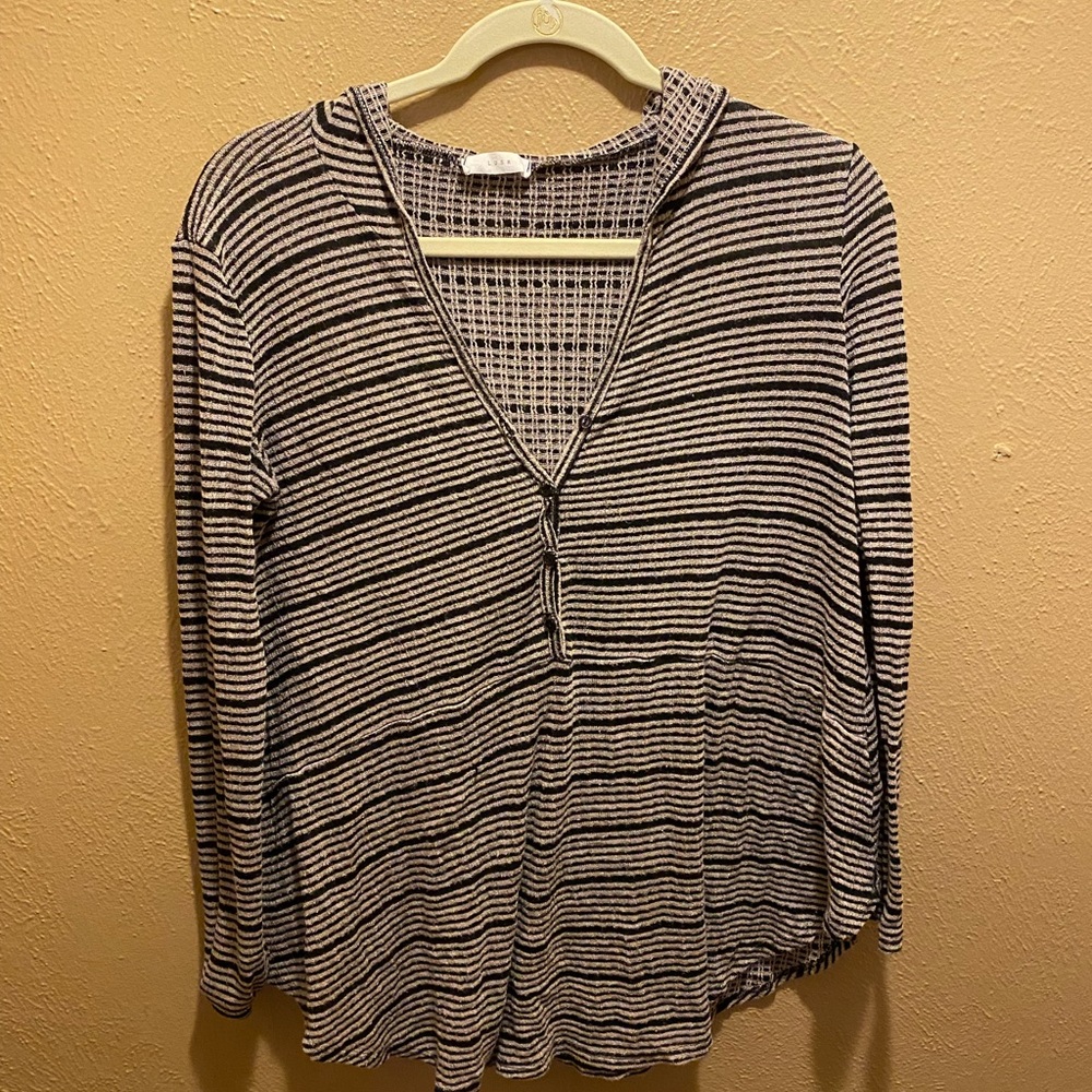 LUSH top with hood